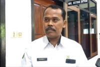 Foto: Kasubid Inventarisasi dan Pemanfaatan Aset Daerah, Badan Keuangan Daerah (Bakeuda) Trenggalek, Slamet .