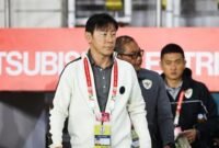 Pelatih Shin Tae-yong. (Foto: Bola.com)