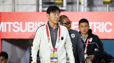 Pelatih Shin Tae-yong. (Foto: Bola.com)