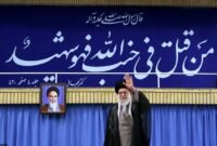 Ali Khamenei saat menyampaikan pidato di Iran.
(Foto: Wikimedia Commons)