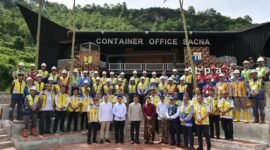 Wakil Presiden RI Gibran Rakabuming Raka meninjau progres pembangunan Bendungan Bagong di Kecamatan Bendungan, Kabupaten Trenggalek, Kamis (30/4/2026). (Foto: Istimewa)