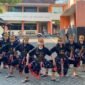 Peserta menampilkan tari kolosal jaranan Turonggo Yakso dalam peringatan Hari Tari Nasional dan Hari Tari Dunia di Kabupaten Trenggalek, Minggu (26/4/2026) lalu
