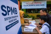 Foto ilustrasi pelaksanaan Sistem Penerimaan Murid Baru (SPMB) tahun ajaran 2026/2027
