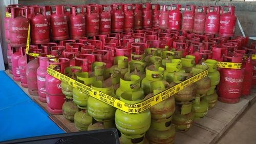 Foto: LPG Ilegal yang berhasil diamankan polisi 