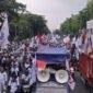 Ribuan buruh menggelar aksi damai May Day 2026 di Surabaya dengan membawa 10 tuntutan terkait ketenagakerjaan dan perlindungan pekerja. (Foto dokumentasi)