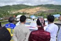 Wakil Presiden Gibran Rakabuming Raka meninjau langsung progres pembangunan Bendungan Bagong di Kabupaten Trenggalek, Kamis (30/4/2026). (Foto Istimewa)