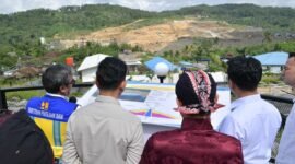 Wakil Presiden Gibran Rakabuming Raka meninjau langsung progres pembangunan Bendungan Bagong di Kabupaten Trenggalek, Kamis (30/4/2026). (Foto Istimewa)