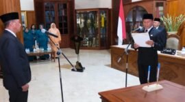 Proses Pelantikan Sekda Tulungagung, Tri Hariadi