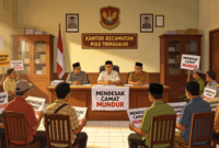 Kantor Kecamatan Pule, Kabupaten Trenggalek. Masyarakat mendesak adanya evaluasi kepemimpinan guna menjaga stabilitas pemerintahan dan pelayanan di wilayah tersebut. ( Foto ilustrasi)