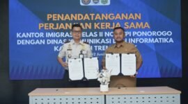 Diskominfo Trenggalek dan Kantor Imigrasi Kelas II Non-TPI Ponorogo menjalin kerja