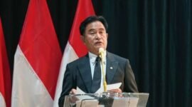 Foto: Menteri Koordinator Bidang Hukum, Hak Asasi Manusia, Imigrasi, dan Pemasyarakatan, Yusril Ihza Mahendra