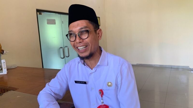 Foto: Kepala Diskomidag Trenggalek, Saniran