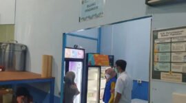 Petugas Dinas Kesehatan Kabupaten Tulungagung melakukan monitoring dan evaluasi serta Inspeksi Kesehatan Lingkungan (IKL) pada dapur SPPG untuk memastikan penerapan standar higiene, sanitasi dan keamanan pangan dalam pelaksanaan program MBG.